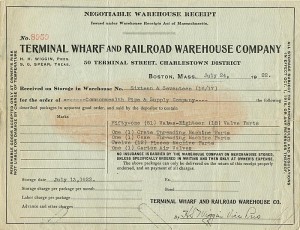 Terminal Wharf and Railroad Warehouse Co.